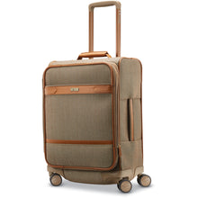 Load image into Gallery viewer, Hartmann Herringbone Deluxe Carry On Expandable Spinner - terracotta