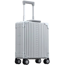 Load image into Gallery viewer, Aleon 16" Aluminum Vertical Underseat Carry On - Front Left Quarter Platinum