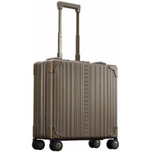 Load image into Gallery viewer, Aleon 17" Aluminum Wheeled Business Case - Front Left Quarter Bronze