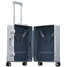 Load image into Gallery viewer, Aleon 21" Aluminum Classic Carry On - Front Left Quarter Interior
