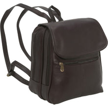 Load image into Gallery viewer, LeDonne Leather Women's Organizer Backpack/Purse