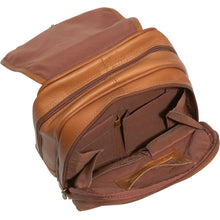 Load image into Gallery viewer, LeDonne Leather Women's Organizer Backpack/Purse