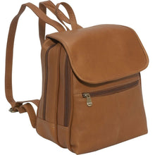Load image into Gallery viewer, LeDonne Leather Women's Organizer Backpack/Purse