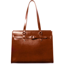 Load image into Gallery viewer, Milano Alexis Business Tote #3886 - Frontside Cognac