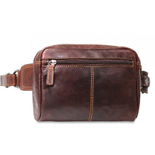 Load image into Gallery viewer, Jack Georges Voyager Large Travel Belt Bag 7109 - Frontside Brown