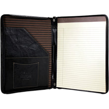 Load image into Gallery viewer, Jack Georges Voyager Letter Sized Zippered Writing Pad Cover - Inside 2