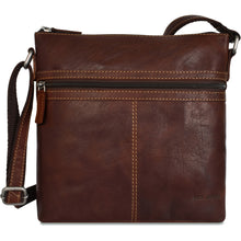 Load image into Gallery viewer, Jack Georges Voyager City Crossbody - Frontside Brown