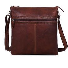 Load image into Gallery viewer, Jack Georges Voyager Large City Crossbody - Frontside Brown