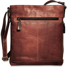 Load image into Gallery viewer, Jack Georges Voyager Crossbody - Frontside Brown