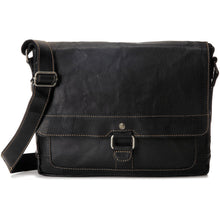 Load image into Gallery viewer, Jack Georges Voyager Messenger Bag - Frontside Black