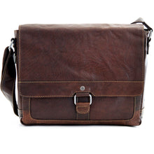 Load image into Gallery viewer, Jack Georges Voyager Messenger Bag - Frontside Brown