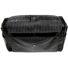 Load image into Gallery viewer, Jack Georges Voyager Zippered Briefcase With Front Flap Pocket - Flap Open