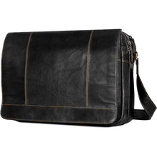Load image into Gallery viewer, Jack Georges Voyager Large Travel Messenger Bag - Frontside Black