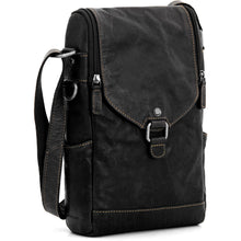 Load image into Gallery viewer, Jack Georges Voyager Crossbody Messenger and Wine Bag - Frontside Black