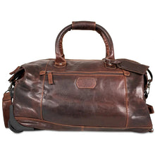 Load image into Gallery viewer, Jack Georges Voyager Wheeled Duffle Bag - Frontside Brown