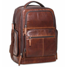 Load image into Gallery viewer, Jack Georges Voyager Tech Backpack - Frontside Brown