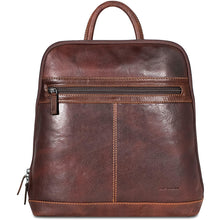 Load image into Gallery viewer, Jack Georges Voyager Adele Slim Backpack - Frontside Brown