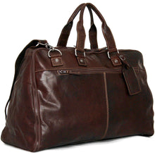 Load image into Gallery viewer, Jack Georges Voyager Large Convertible Valet Bag - Frontside Brown