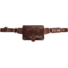 Load image into Gallery viewer, Jack Georges Voyager Handsfree Belt Bag - Frontside Brown