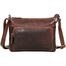 Load image into Gallery viewer, Jack Georges Voyager Mini City Crossbody - Frontside Brown