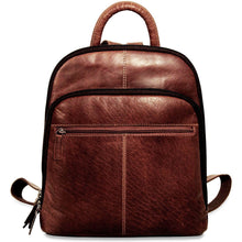 Load image into Gallery viewer, Jack Georges Voyager Small Backpack - Frontside Brown