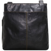 Load image into Gallery viewer, Jack Georges Voyager Small Zippered Crossbody Bag - Frontside Black