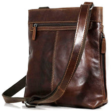 Load image into Gallery viewer, Jack Georges Voyager Small Zippered Crossbody Bag - Rearview