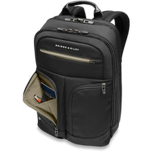 Load image into Gallery viewer, Briggs & Riley Slim Expandable Backpack - front organizer pocket