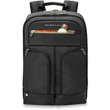 Load image into Gallery viewer, Briggs & Riley Slim Expandable Backpack - front stash pocket
