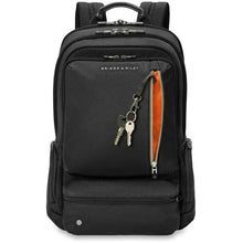 Load image into Gallery viewer, Briggs & Riley HTA Large Cargo Backpack - key leash