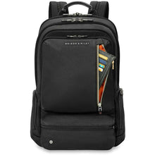 Load image into Gallery viewer, Briggs & Riley HTA Large Cargo Backpack - front stash pocket
