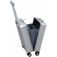 Load image into Gallery viewer, Aleon 20" Aluminum Vertical Business Carry On - Open