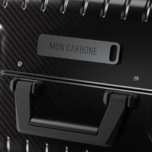 Load image into Gallery viewer, Mon Carbone Black Diamond Carbon Fiber Frame Closure Carry On - mon carbone badging