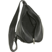 Load image into Gallery viewer, LeDonne Leather Ladies Sling Backpack - Interior
