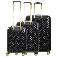 Load image into Gallery viewer, Ful Groove Expandable Hardside Spinner 3 Pc Luggage Set - Back