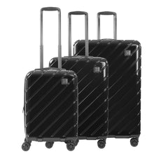 Load image into Gallery viewer, Ful Velocity Expandable Hardside 3pc Spinner Set - Black