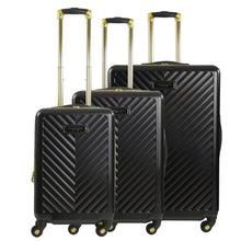 Load image into Gallery viewer, Addie Hardside Spinner 3-Piece Luggage Set - Black