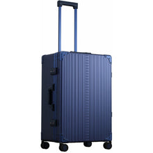 Load image into Gallery viewer, Aleon 26" Aluminum Trunk Traveler w/Suiter - Front Left Quarter Sapphire