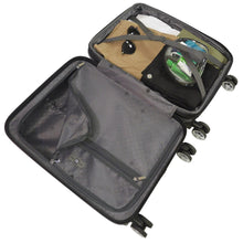 Load image into Gallery viewer, Ful Impulse Ombre Hardside Spinner Luggage 3pc set - inside