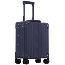 Load image into Gallery viewer, Aleon 16" Aluminum Vertical Underseat Carry On - Front Left Quarter Sapphire
