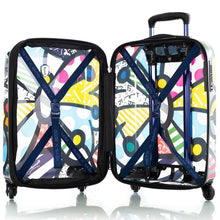 Load image into Gallery viewer, Britto Butterfly TRANSPARENT Carry On Spinner  - Interior