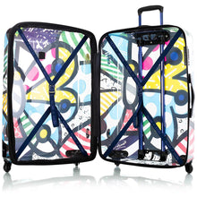 Load image into Gallery viewer, Britto Butterfly TRANSPARENT 30" Expandable Spinner - Interior