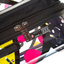 Load image into Gallery viewer, Britto Butterfly TRANSPARENT 3pc Spinner Luggage Set - TSA Locks