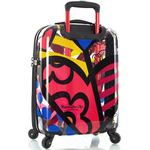 Load image into Gallery viewer, Britto A New Day TRANSPARENT Carry On Spinner - Rearview