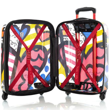 Load image into Gallery viewer, Britto A New Day TRANSPARENT Carry On Spinner - Interior