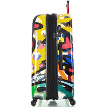 Load image into Gallery viewer, Britto A New Day TRANSPARENT 3pc Spinner Luggage Set - Profile Expanded