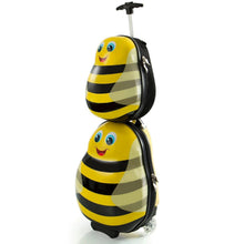 Load image into Gallery viewer, Heys Travel Tots Bumble Bee Luggage & Backpack Set - Frontside Stacked