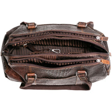 Load image into Gallery viewer, Jack Georges Hornback Croco Satchel Handbag - Interior