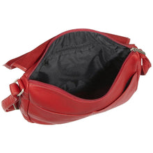Load image into Gallery viewer, Ledonne Leather Full Flap Over Shoulder Bag