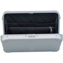 Load image into Gallery viewer, Aleon Aluminum Large Personal Cross Body - Frontside Open Platinum